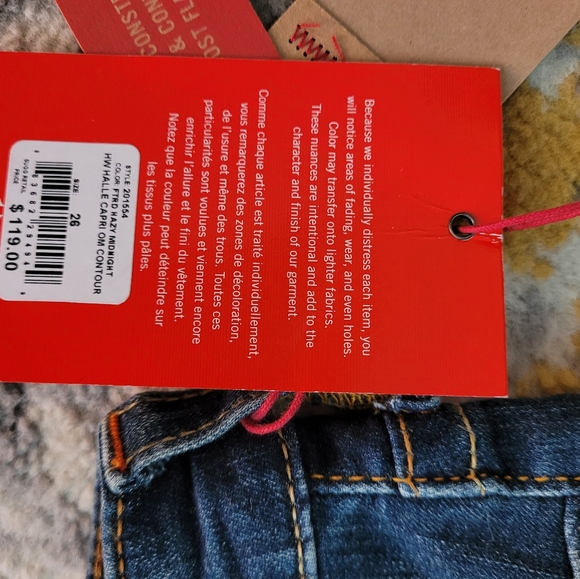 💙True Religion brand new 2021 Capri Contour Style Jeans - Picture 6 of 13